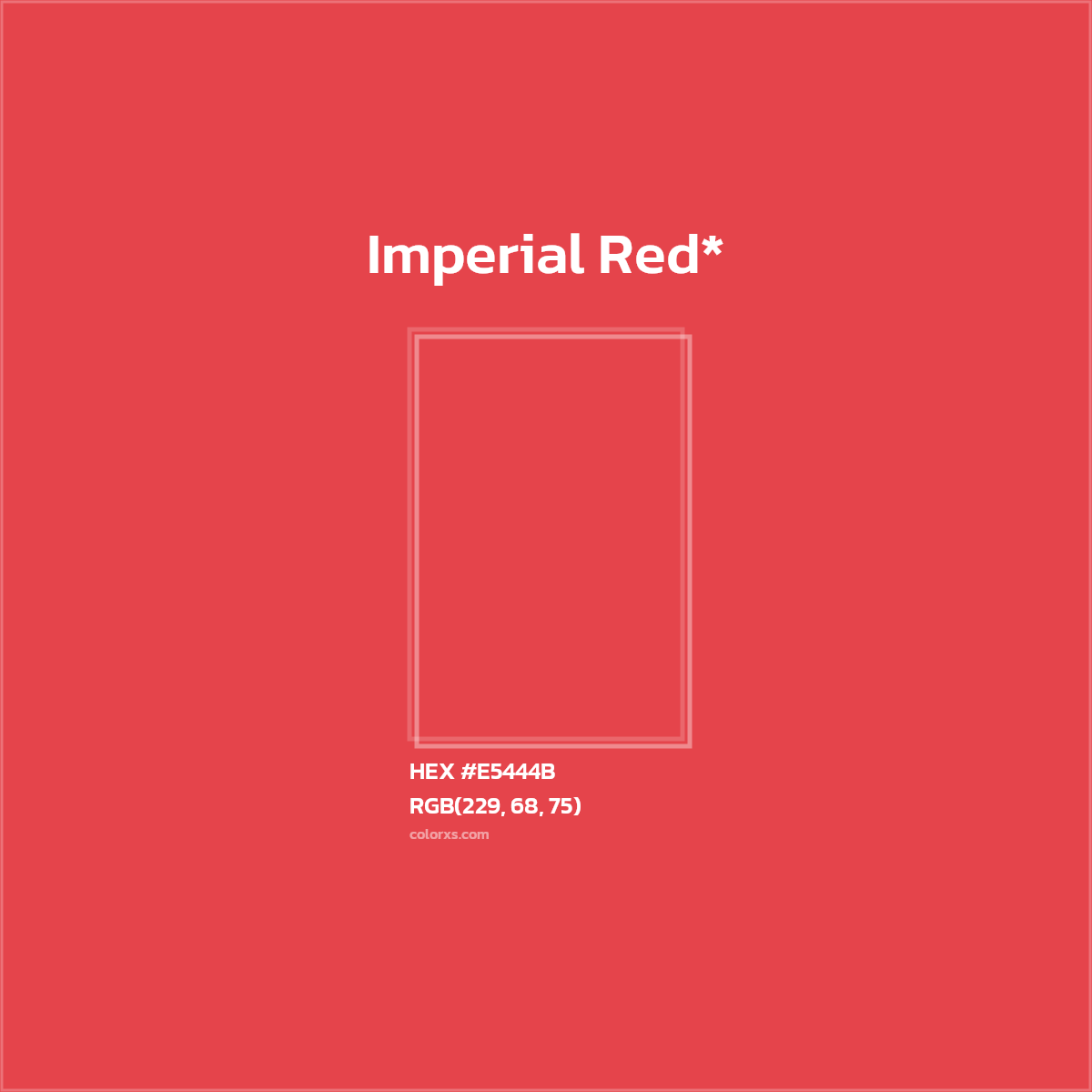 HEX #E5444B Color Name, Color Code, Palettes, Similar Paints, Images