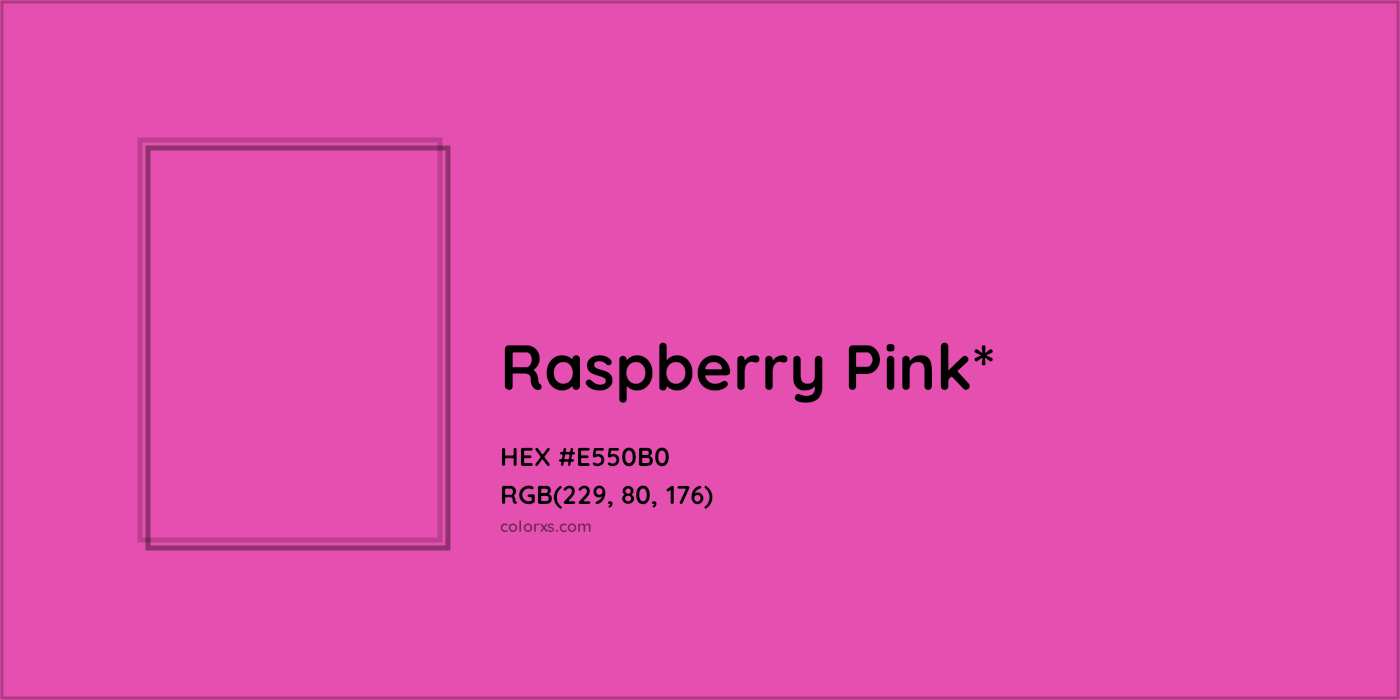 HEX #E550B0 Color Name, Color Code, Palettes, Similar Paints, Images