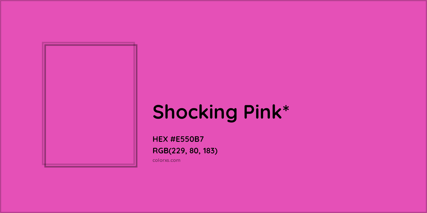 HEX #E550B7 Color Name, Color Code, Palettes, Similar Paints, Images