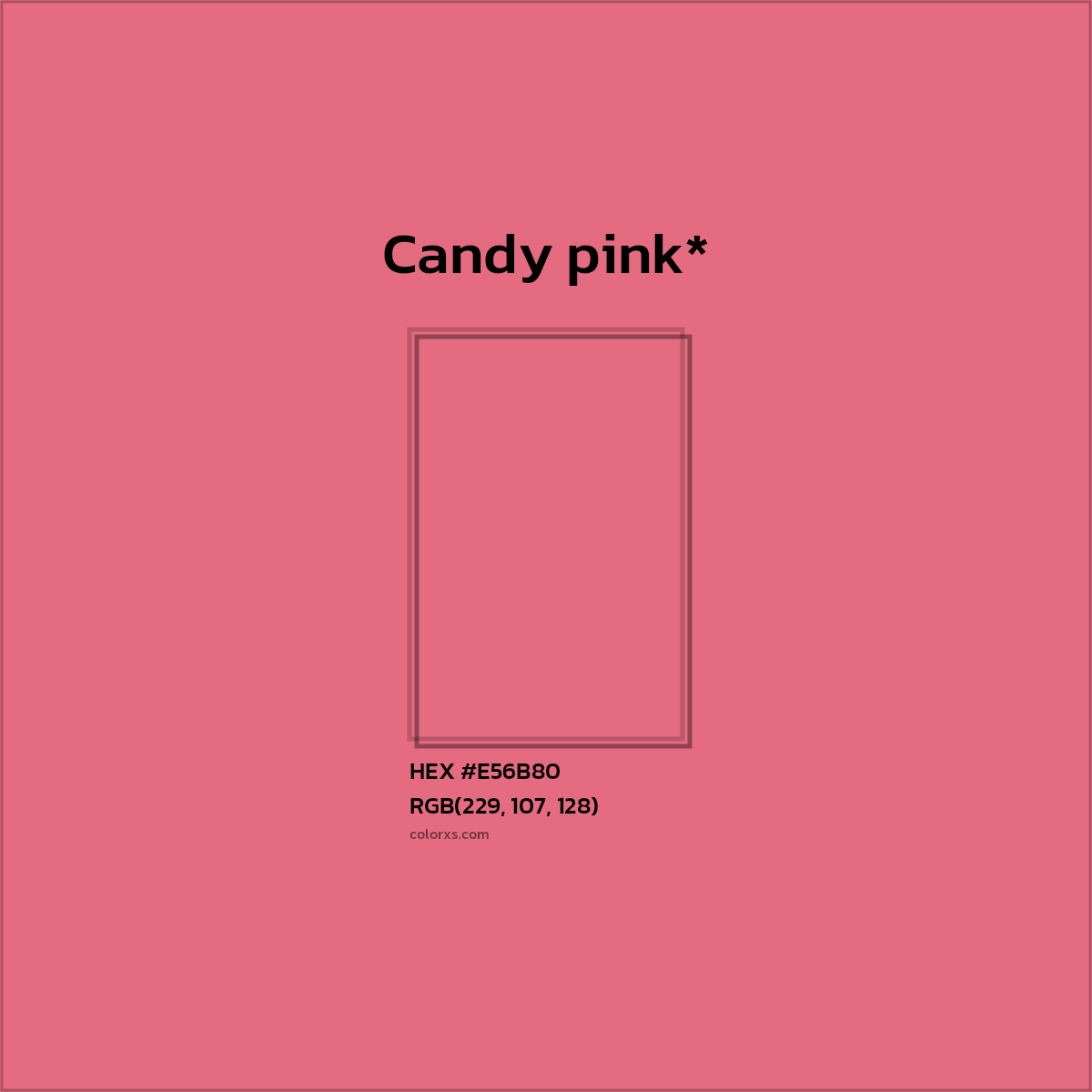 HEX #E56B80 Color Name, Color Code, Palettes, Similar Paints, Images