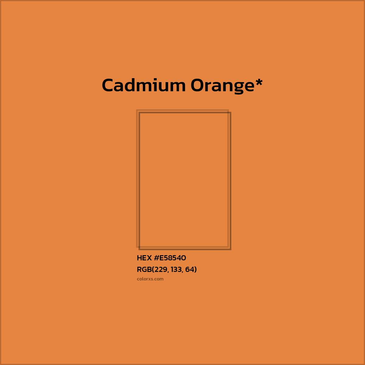 HEX #E58540 Color Name, Color Code, Palettes, Similar Paints, Images