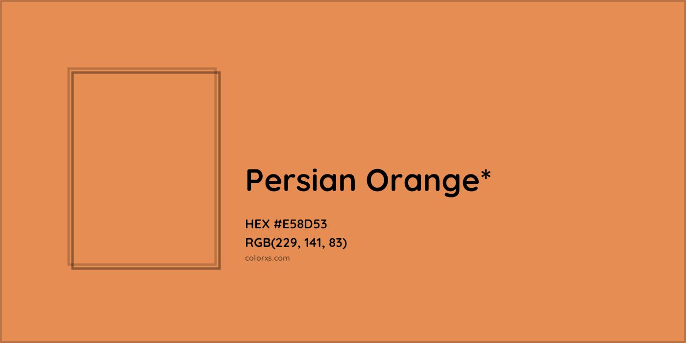 HEX #E58D53 Color Name, Color Code, Palettes, Similar Paints, Images