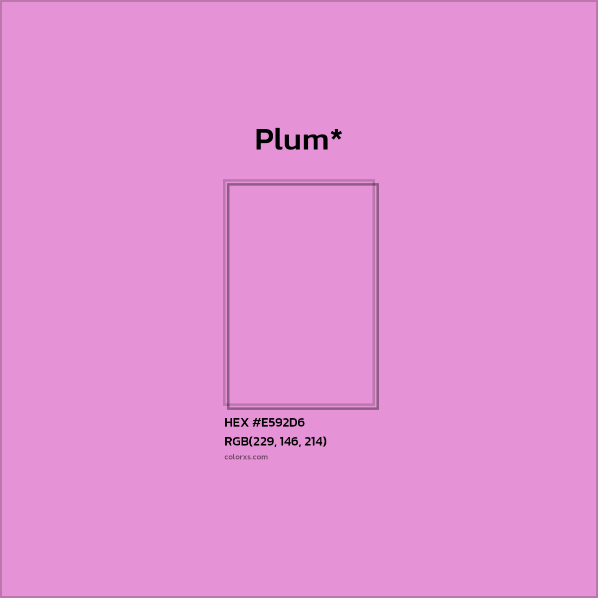 HEX #E592D6 Color Name, Color Code, Palettes, Similar Paints, Images