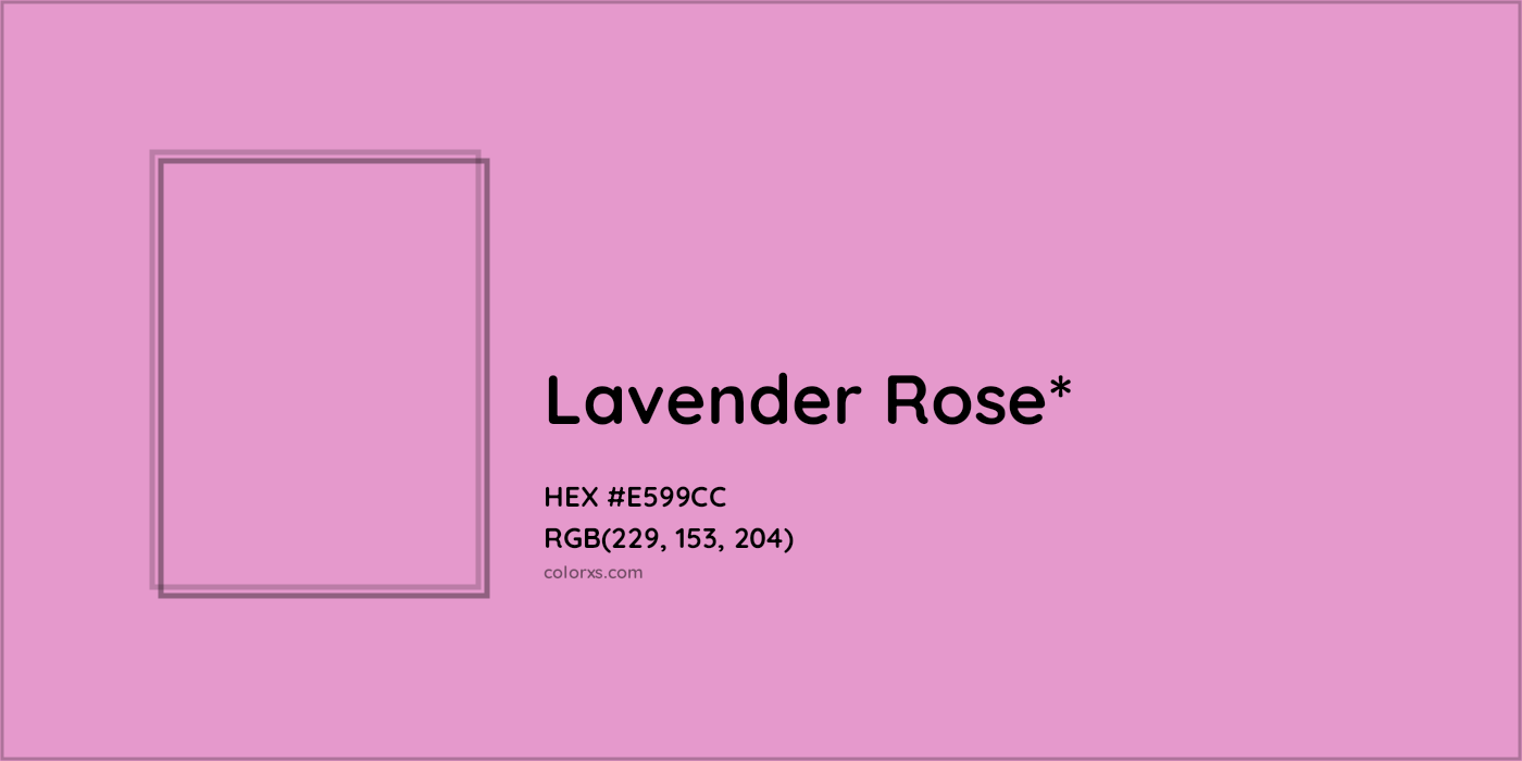 HEX #E599CC Color Name, Color Code, Palettes, Similar Paints, Images