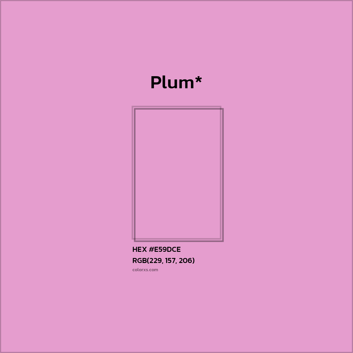 HEX #E59DCE Color Name, Color Code, Palettes, Similar Paints, Images