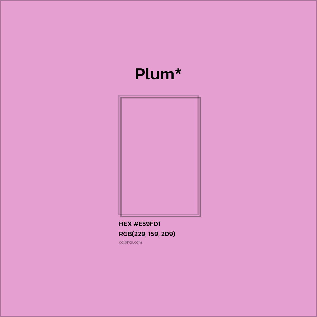HEX #E59FD1 Color Name, Color Code, Palettes, Similar Paints, Images