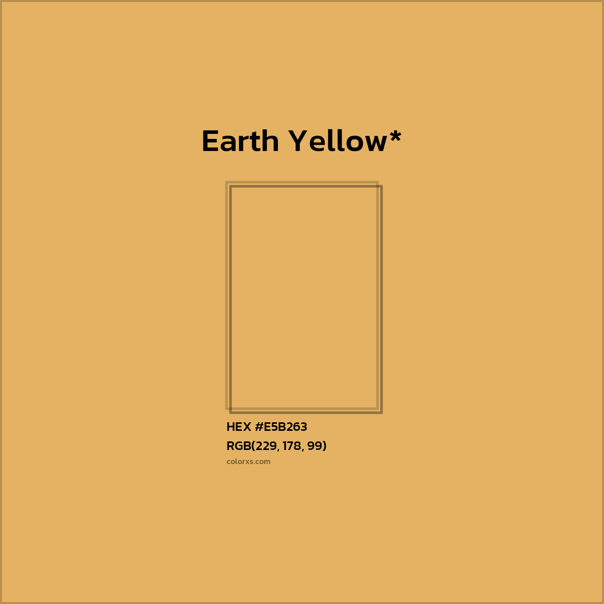 HEX #E5B263 Color Name, Color Code, Palettes, Similar Paints, Images