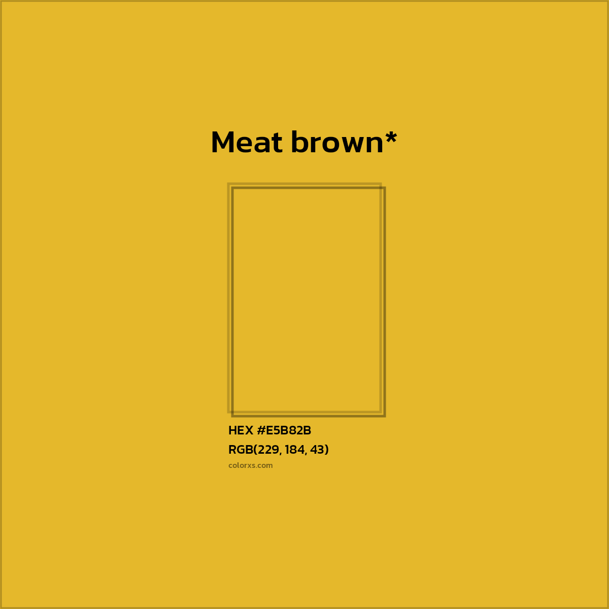 HEX #E5B82B Color Name, Color Code, Palettes, Similar Paints, Images