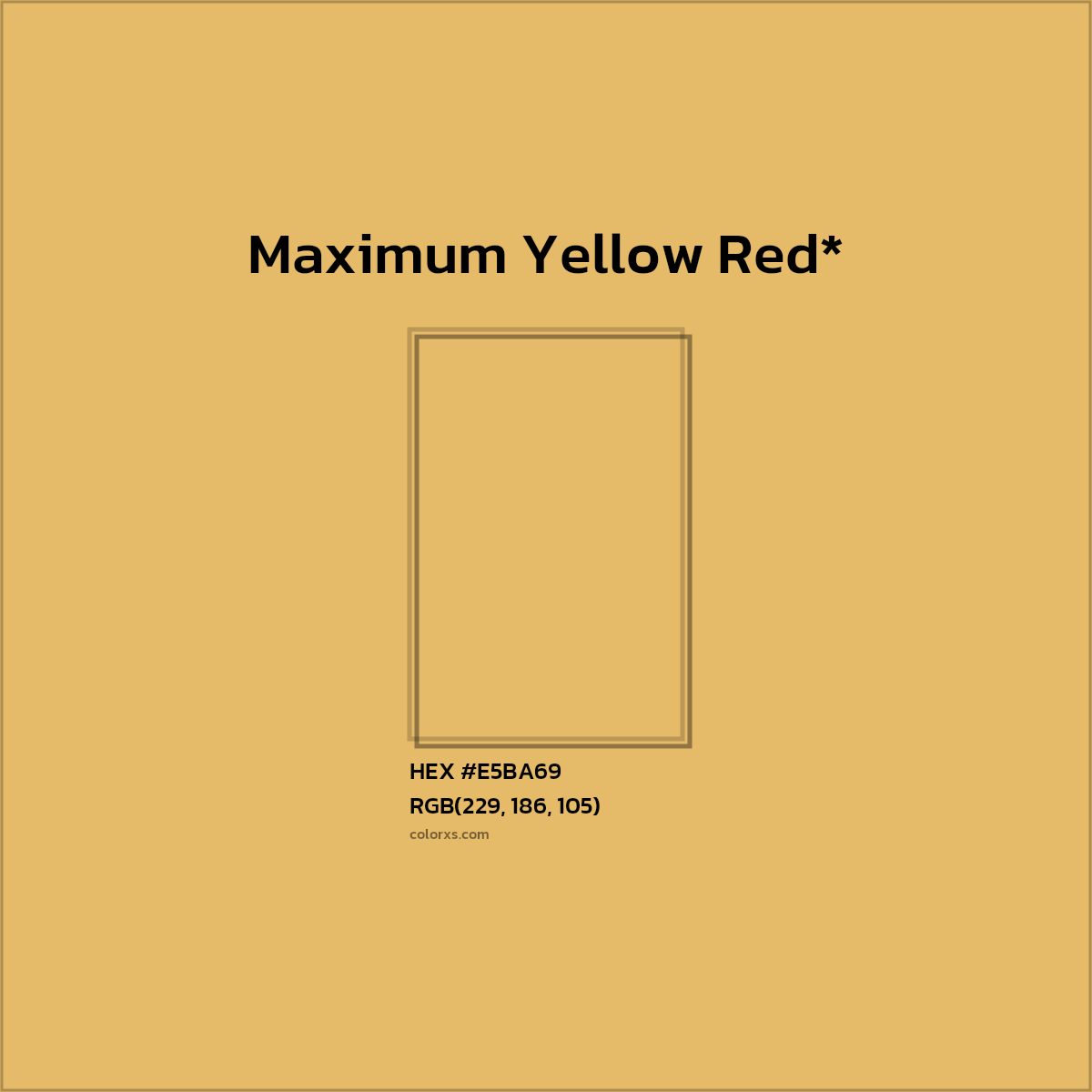 HEX #E5BA69 Color Name, Color Code, Palettes, Similar Paints, Images