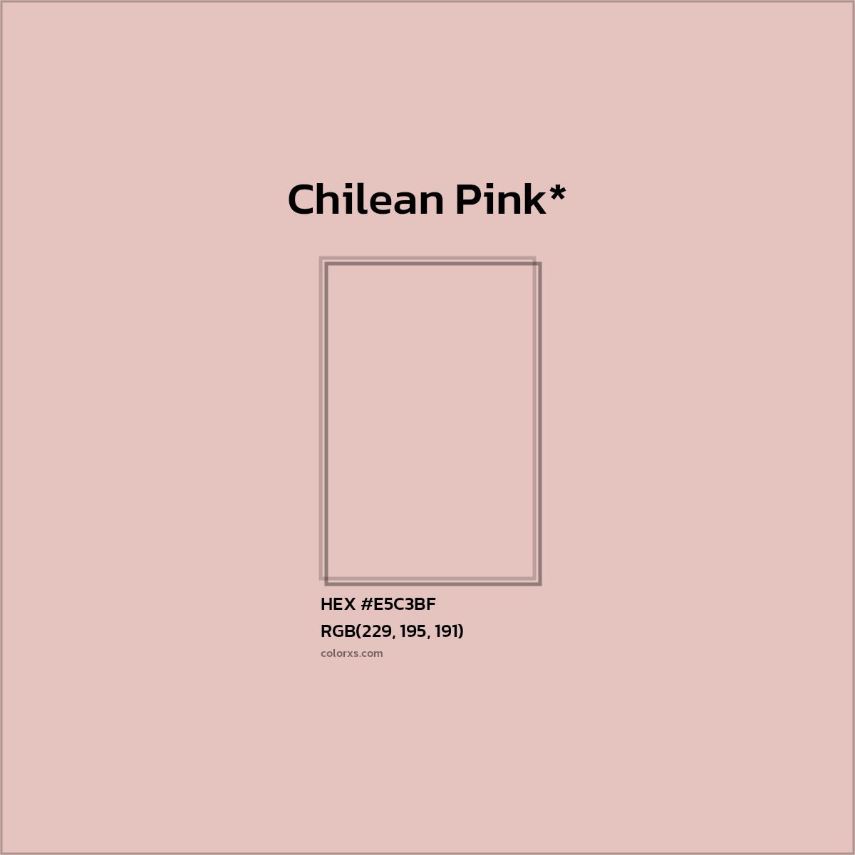 HEX #E5C3BF Color Name, Color Code, Palettes, Similar Paints, Images