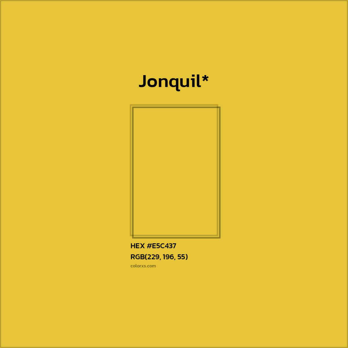HEX #E5C437 Color Name, Color Code, Palettes, Similar Paints, Images