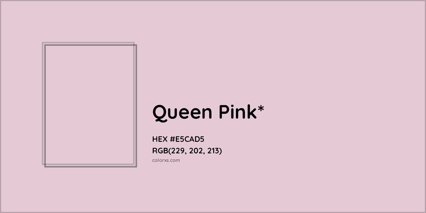 HEX #E5CAD5 Color Name, Color Code, Palettes, Similar Paints, Images
