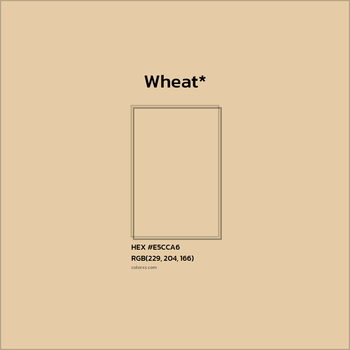 HEX #E5CCA6 Color Name, Color Code, Palettes, Similar Paints, Images