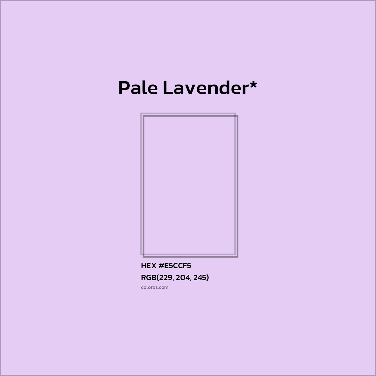 HEX #E5CCF5 Color Name, Color Code, Palettes, Similar Paints, Images