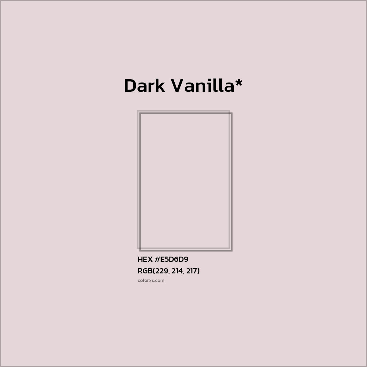 HEX #E5D6D9 Color Name, Color Code, Palettes, Similar Paints, Images