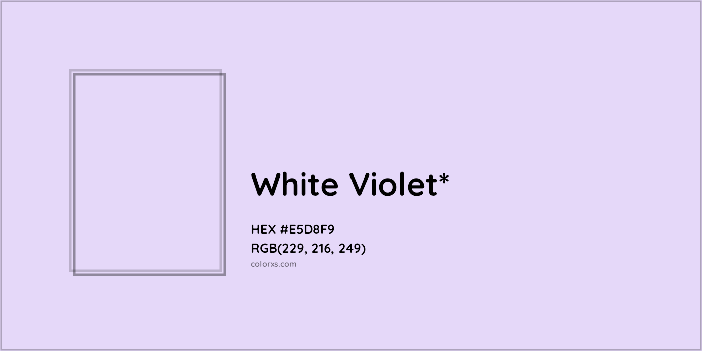 HEX #E5D8F9 Color Name, Color Code, Palettes, Similar Paints, Images