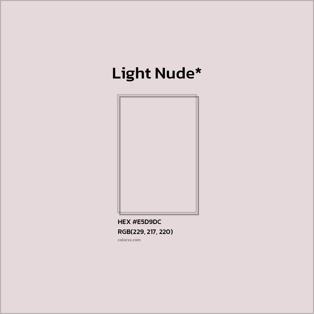 HEX #E5D9DC Color Name, Color Code, Palettes, Similar Paints, Images