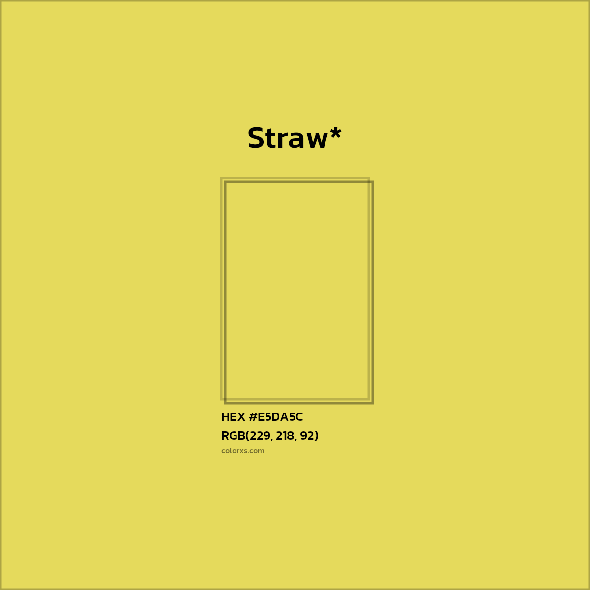 HEX #E5DA5C Color Name, Color Code, Palettes, Similar Paints, Images