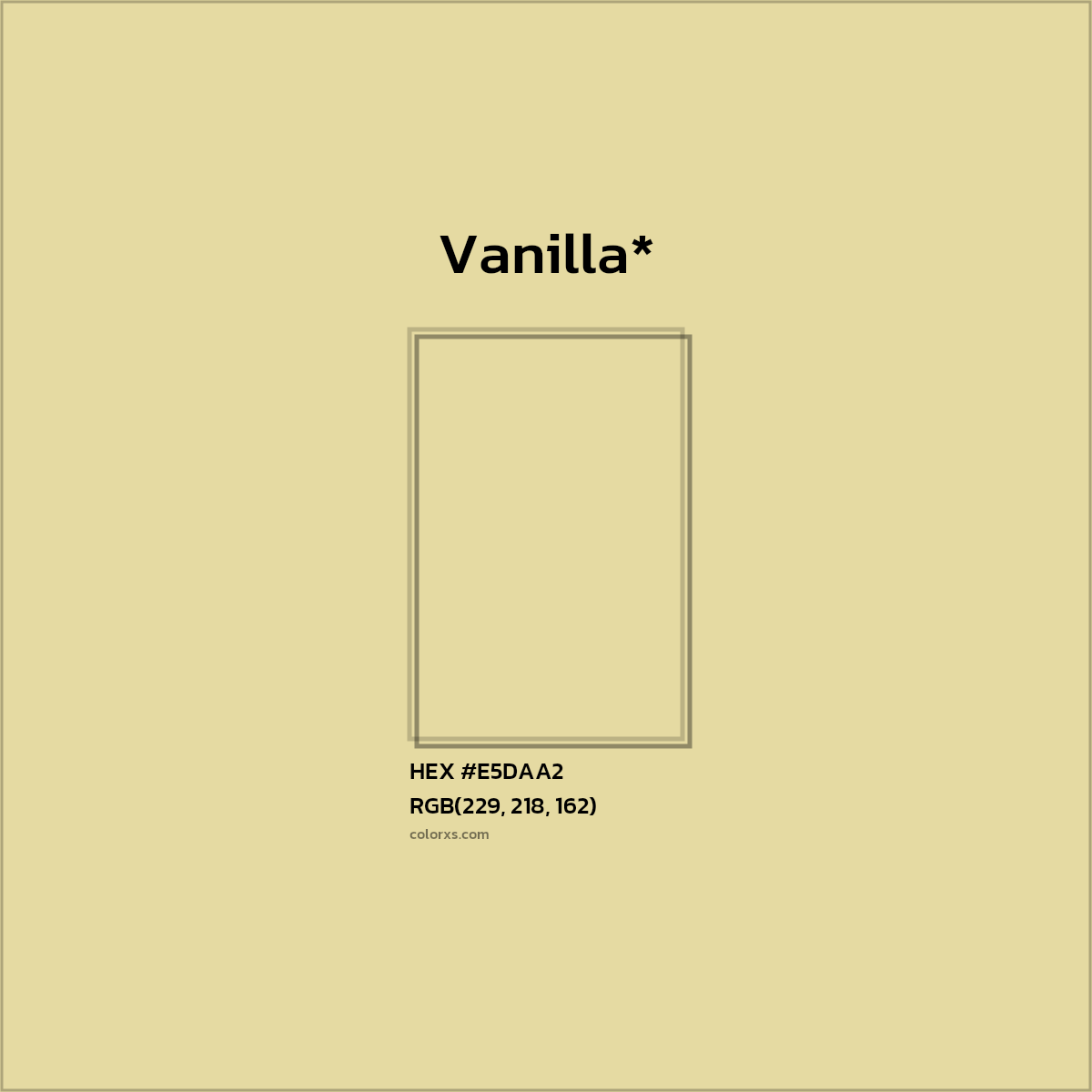 HEX #E5DAA2 Color Name, Color Code, Palettes, Similar Paints, Images