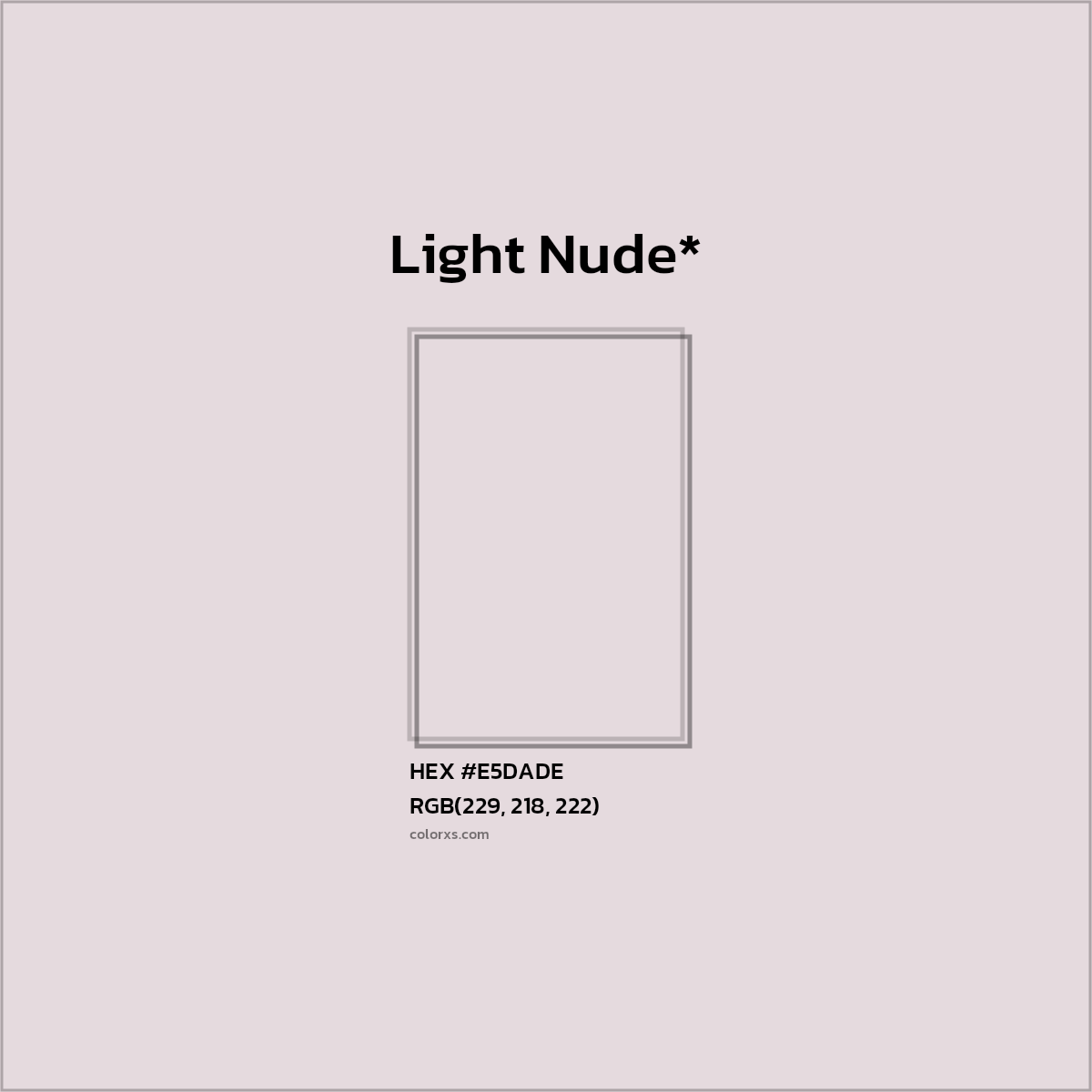 HEX #E5DADE Color Name, Color Code, Palettes, Similar Paints, Images