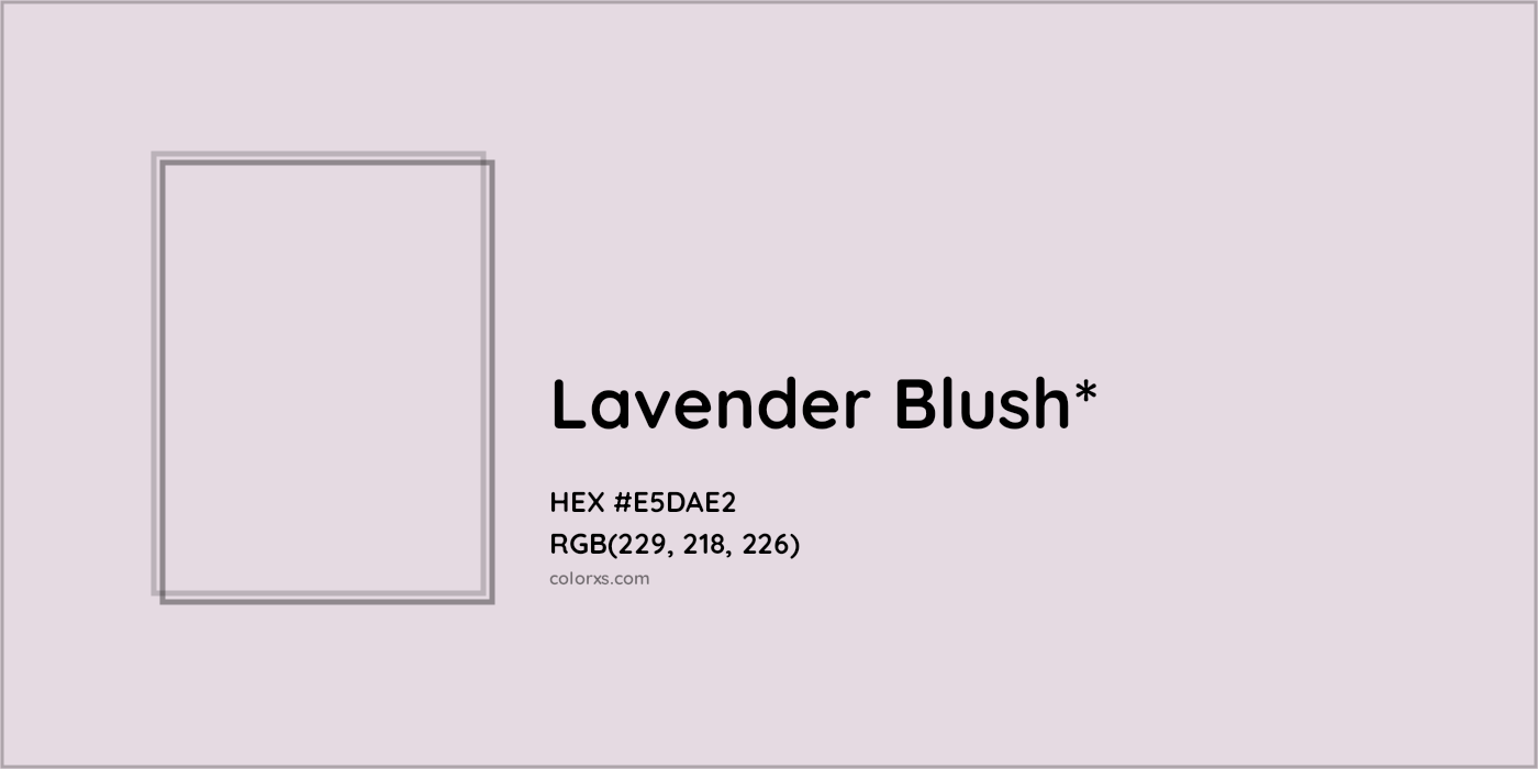 HEX #E5DAE2 Color Name, Color Code, Palettes, Similar Paints, Images