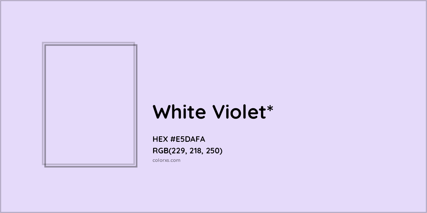 HEX #E5DAFA Color Name, Color Code, Palettes, Similar Paints, Images
