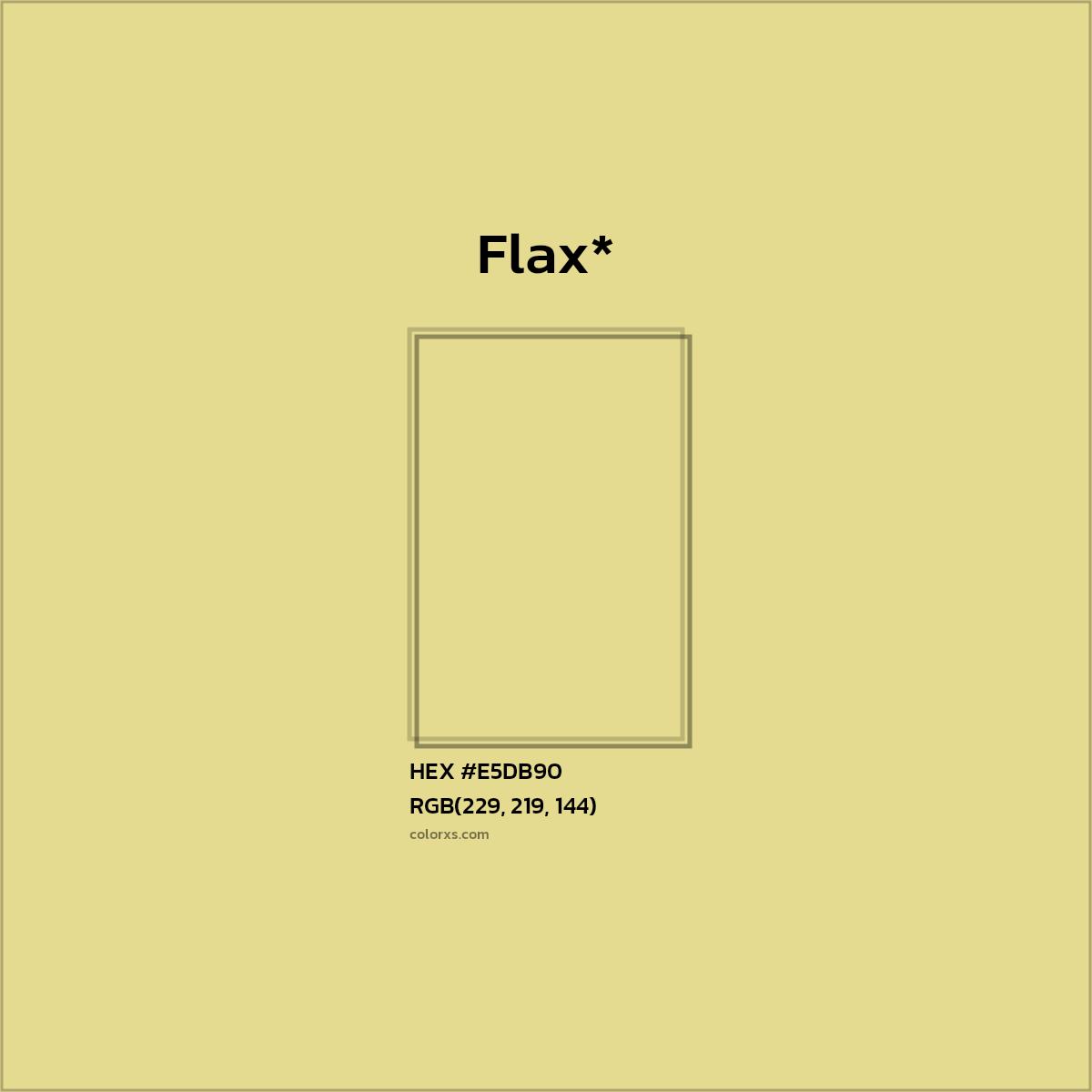 HEX #E5DB90 Color Name, Color Code, Palettes, Similar Paints, Images