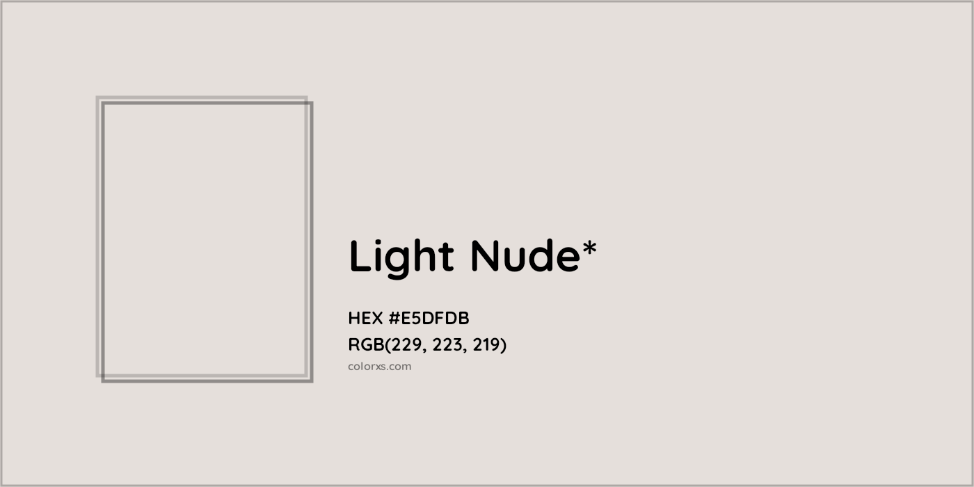 HEX #E5DFDB Color Name, Color Code, Palettes, Similar Paints, Images