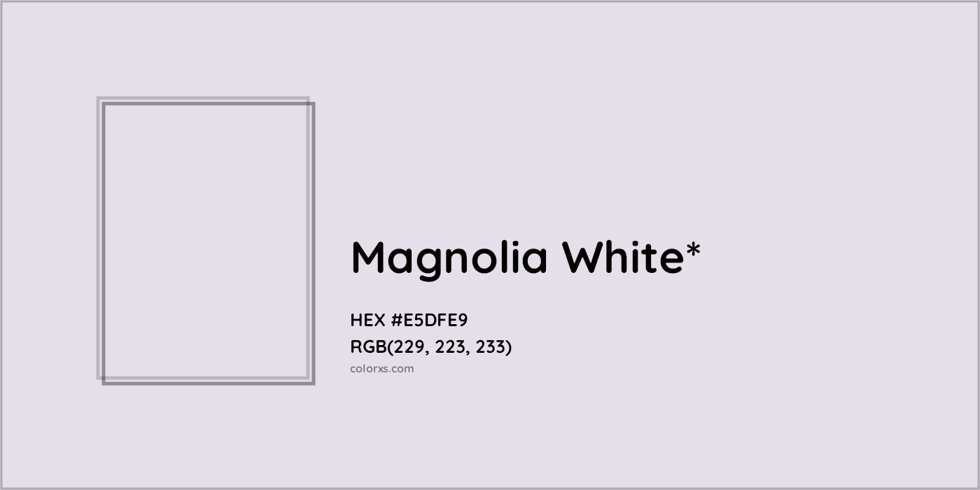 HEX #E5DFE9 Color Name, Color Code, Palettes, Similar Paints, Images