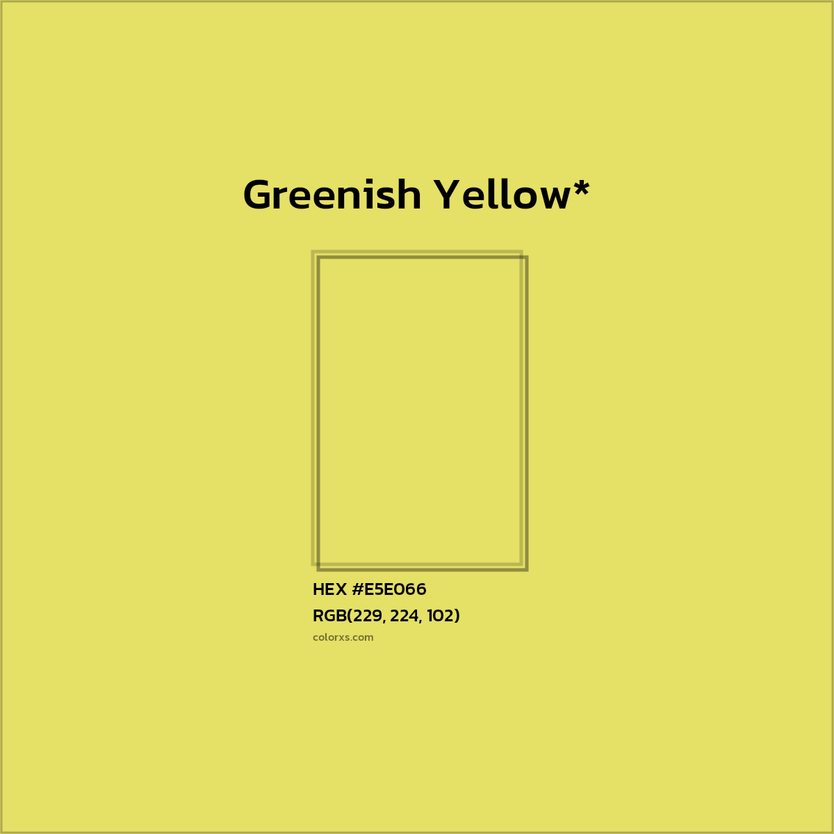 HEX #E5E066 Color Name, Color Code, Palettes, Similar Paints, Images