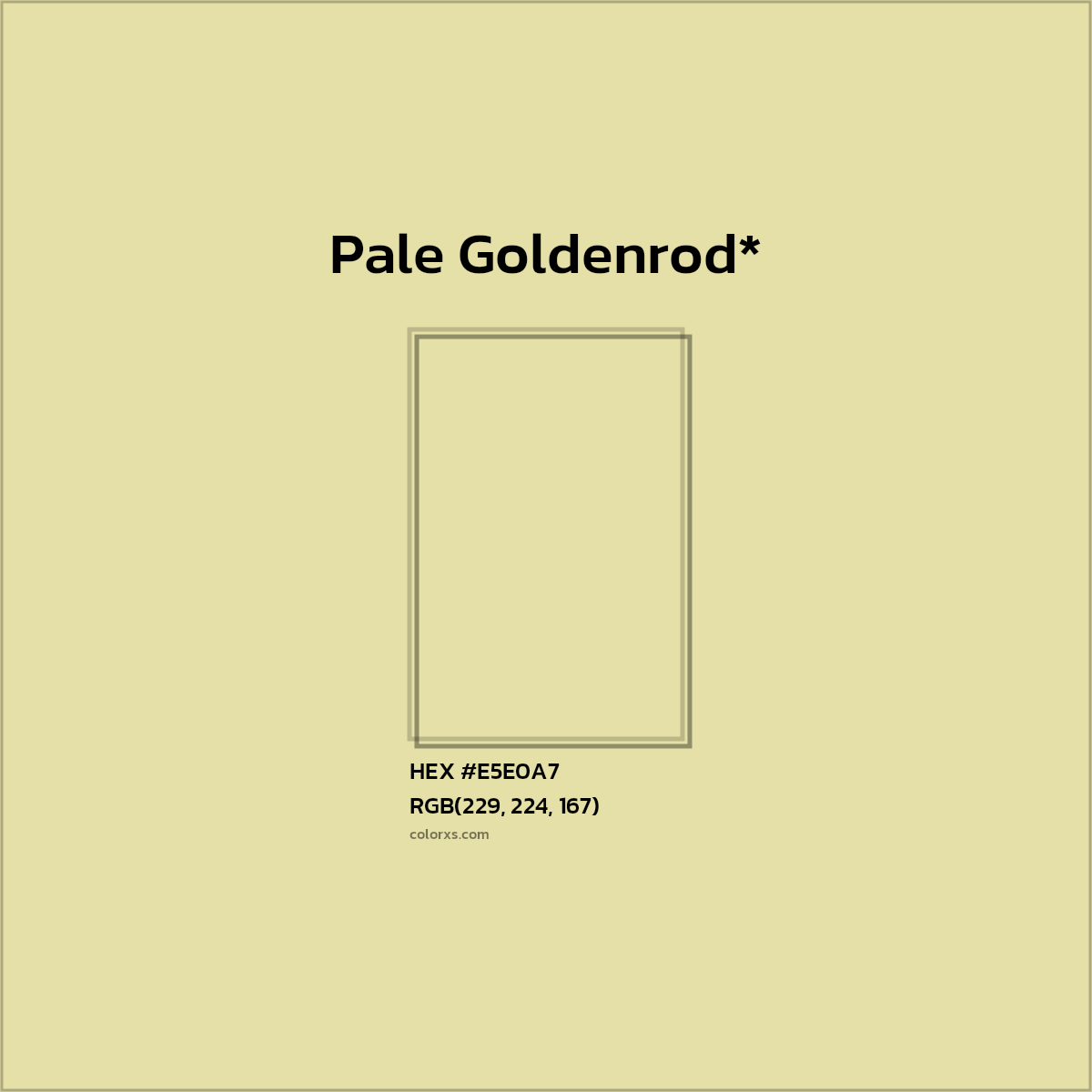 HEX #E5E0A7 Color Name, Color Code, Palettes, Similar Paints, Images