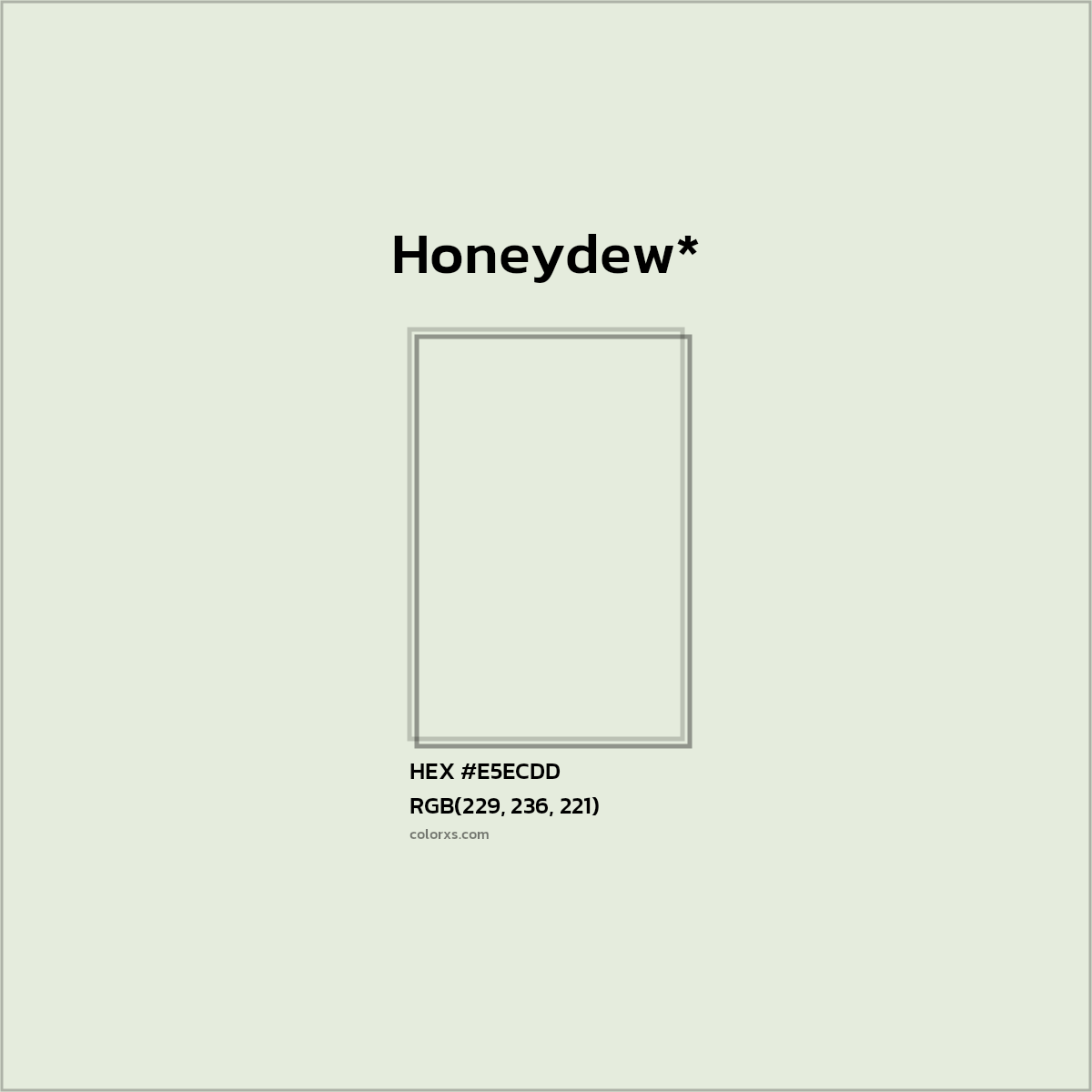 HEX #E5ECDD Color Name, Color Code, Palettes, Similar Paints, Images