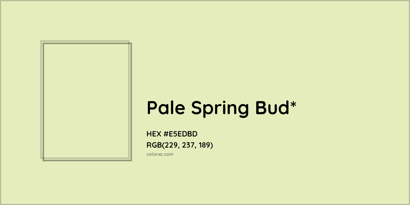 HEX #E5EDBD Color Name, Color Code, Palettes, Similar Paints, Images