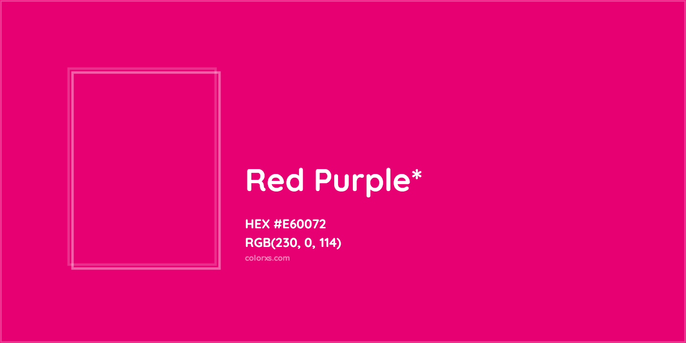 HEX #E60072 Color Name, Color Code, Palettes, Similar Paints, Images