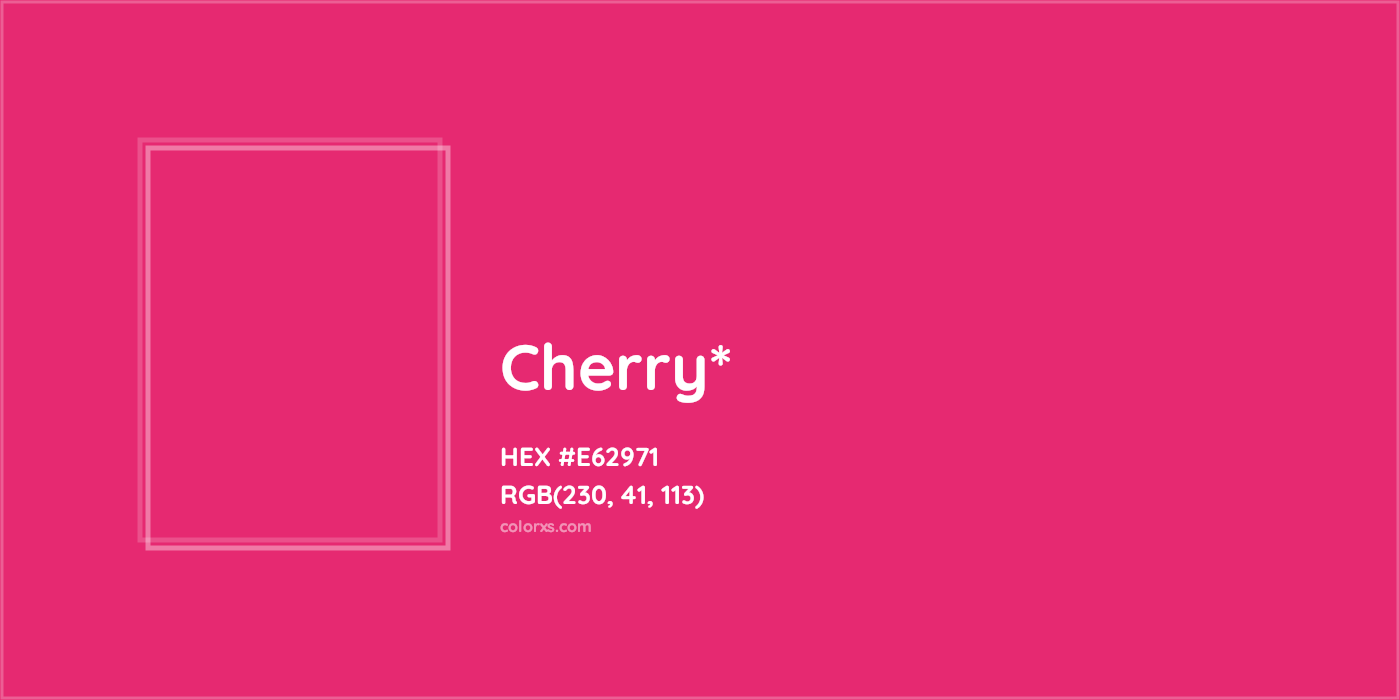 HEX #E62971 Color Name, Color Code, Palettes, Similar Paints, Images