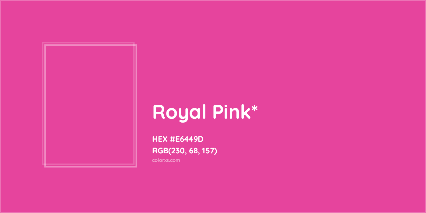 HEX #E6449D Color Name, Color Code, Palettes, Similar Paints, Images