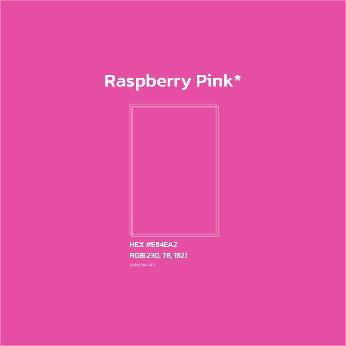 HEX #E64EA2 Color Name, Color Code, Palettes, Similar Paints, Images