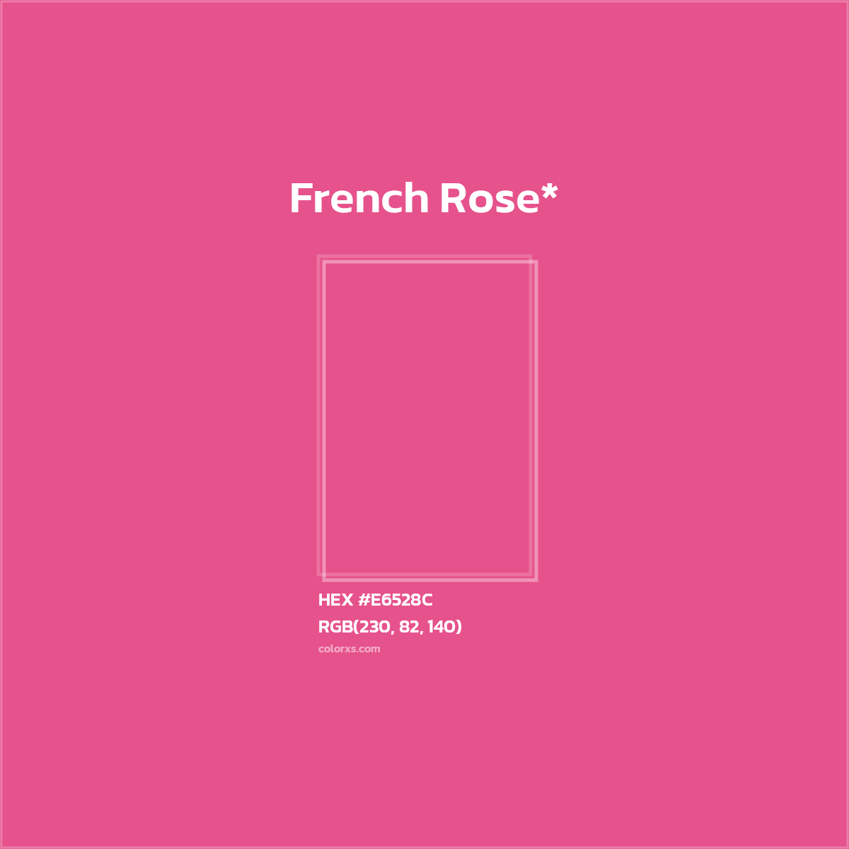 HEX #E6528C Color Name, Color Code, Palettes, Similar Paints, Images