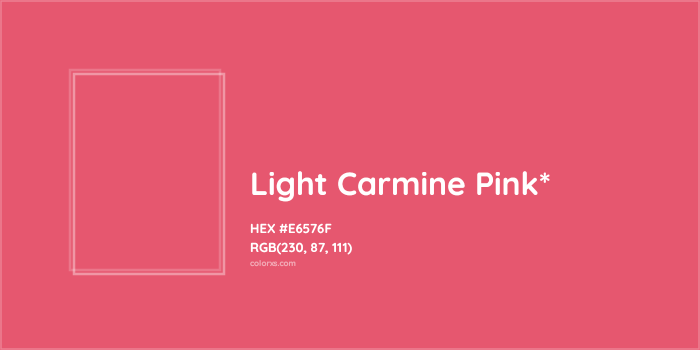 HEX #E6576F Color Name, Color Code, Palettes, Similar Paints, Images
