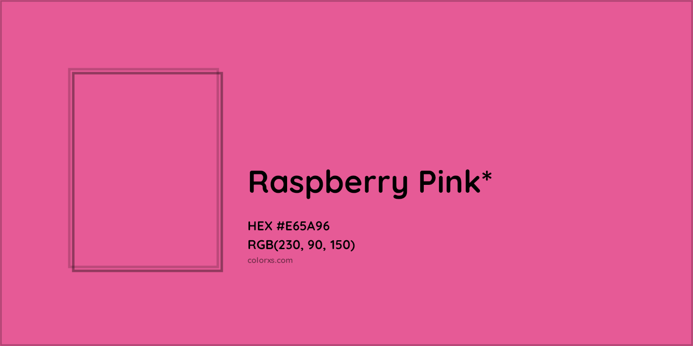 HEX #E65A96 Color Name, Color Code, Palettes, Similar Paints, Images