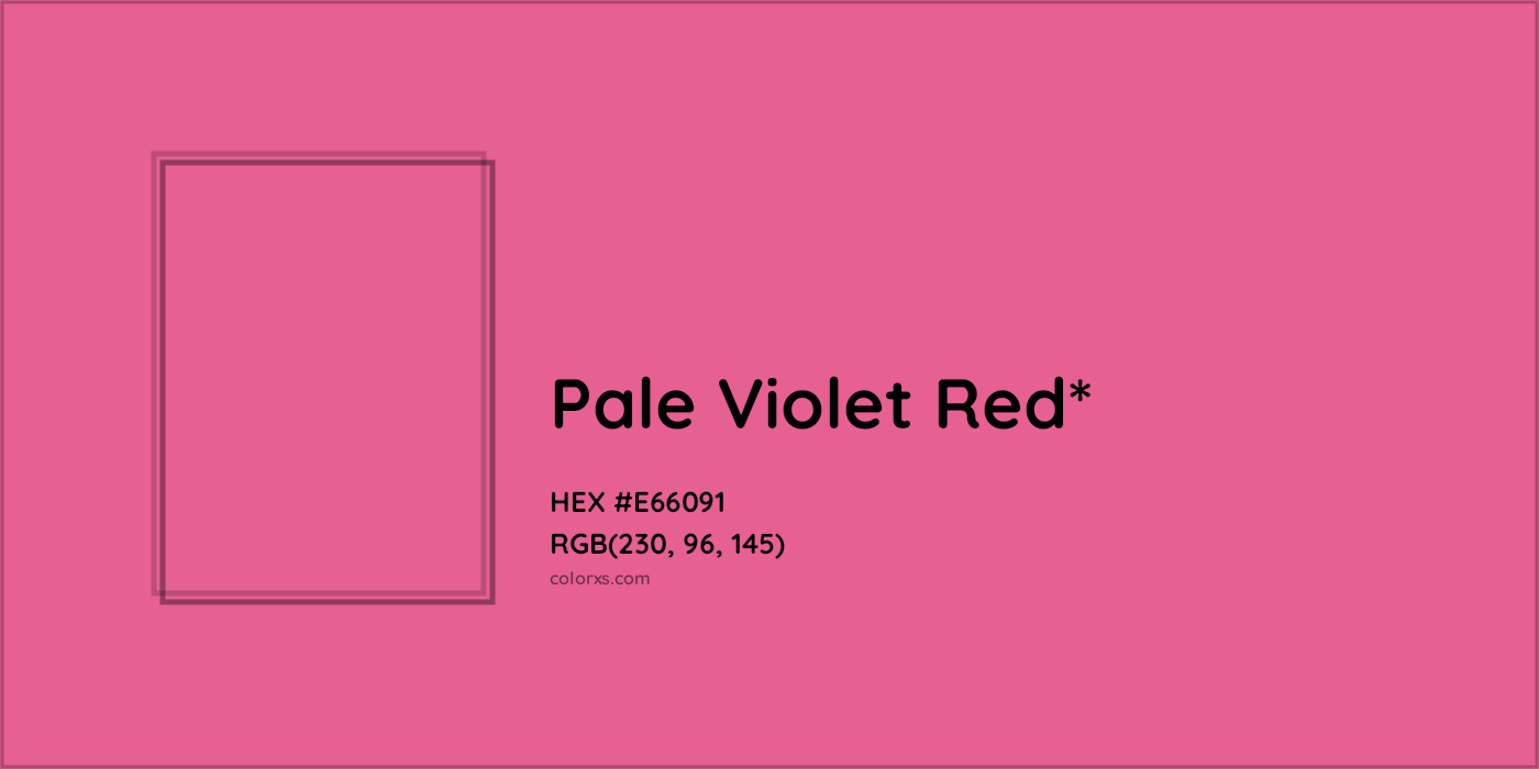 HEX #E66091 Color Name, Color Code, Palettes, Similar Paints, Images