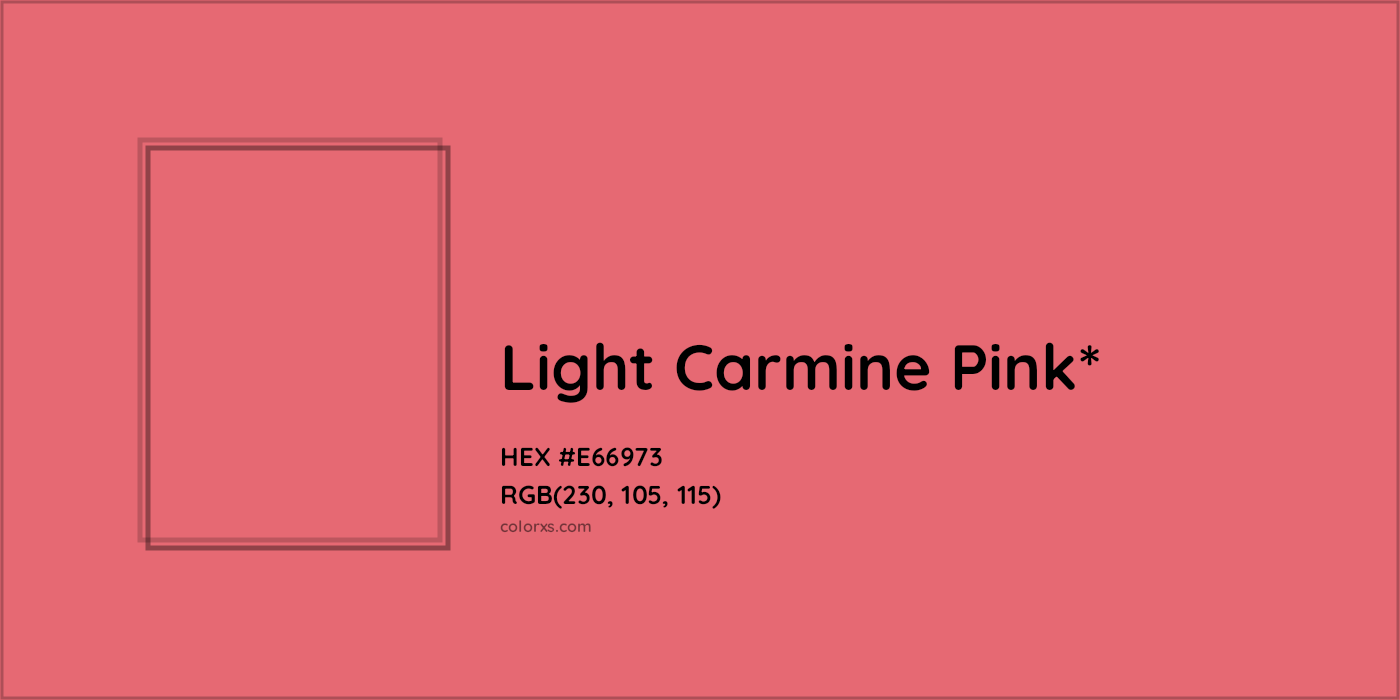 HEX #E66973 Color Name, Color Code, Palettes, Similar Paints, Images