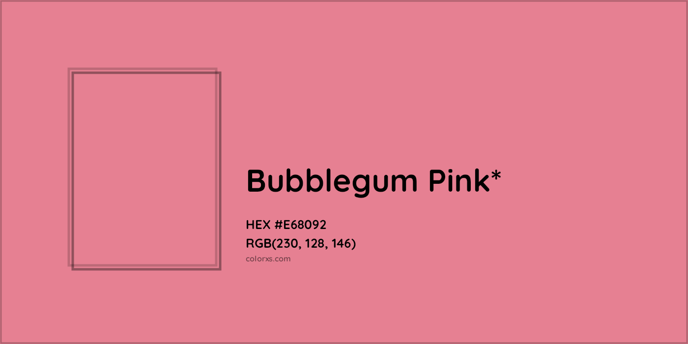 HEX #E68092 Color Name, Color Code, Palettes, Similar Paints, Images