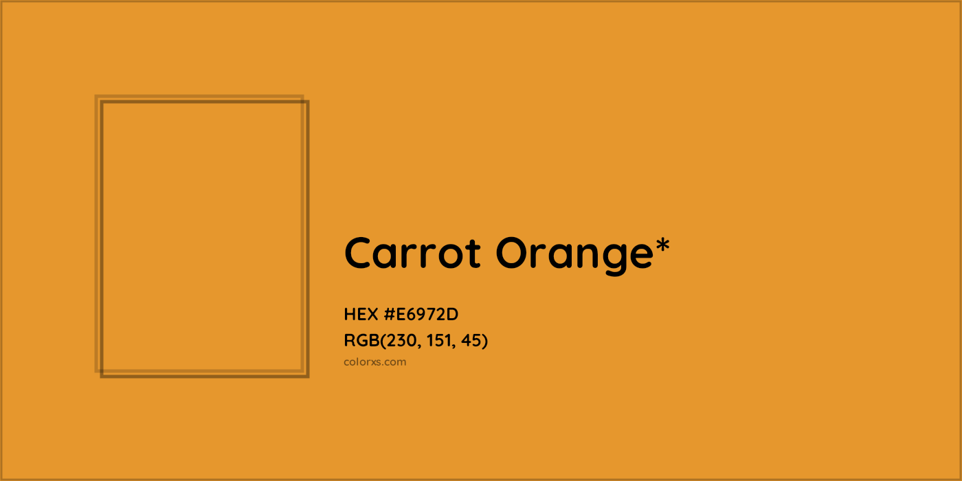 HEX #E6972D Color Name, Color Code, Palettes, Similar Paints, Images