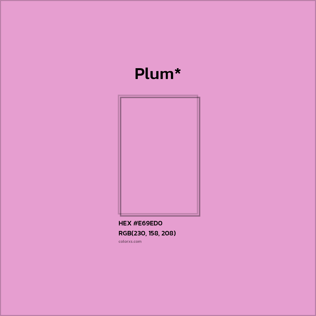 HEX #E69ED0 Color Name, Color Code, Palettes, Similar Paints, Images