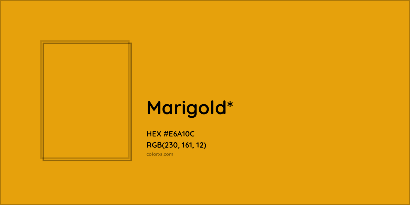 HEX #E6A10C Color Name, Color Code, Palettes, Similar Paints, Images