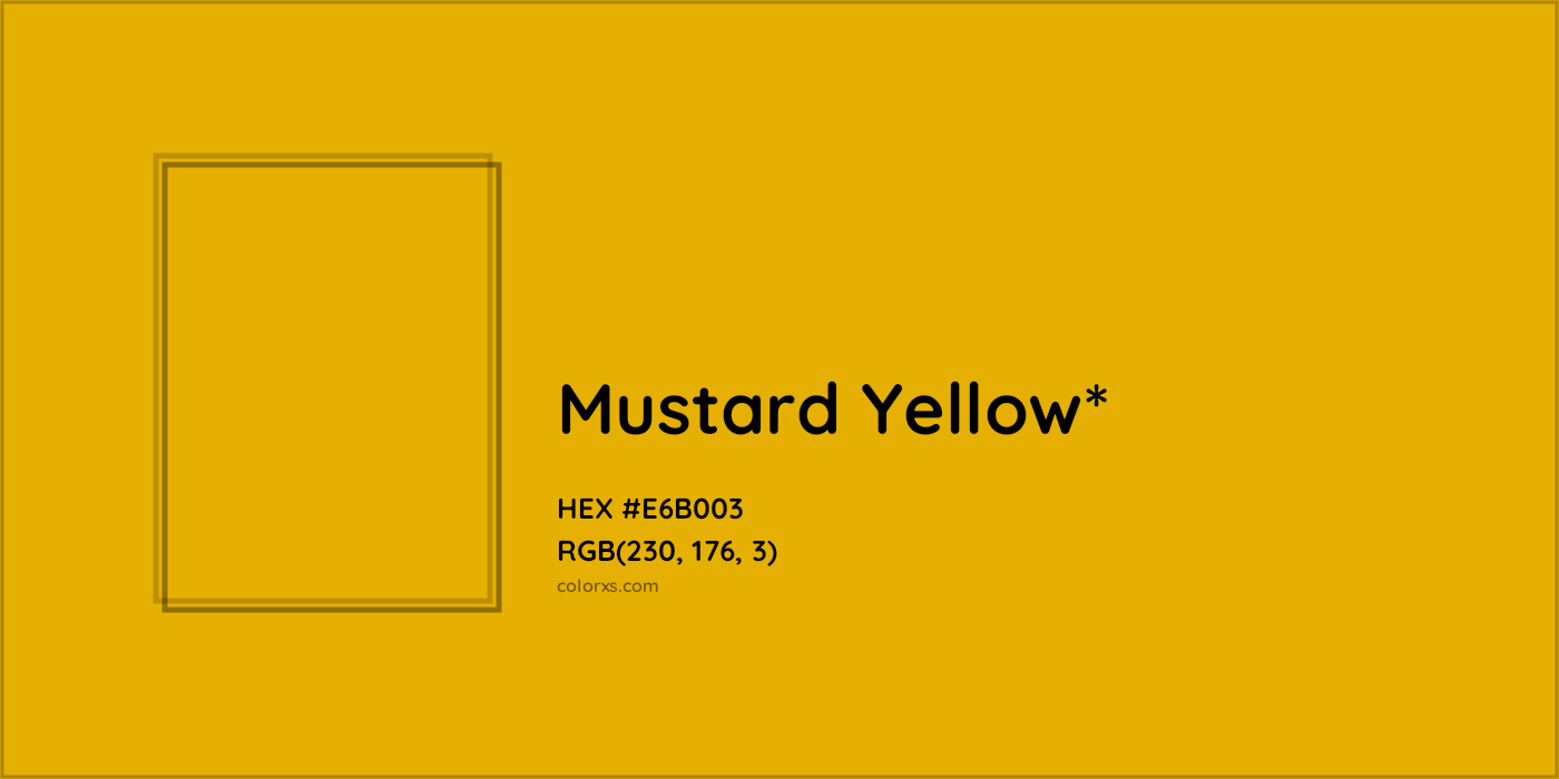 HEX #E6B003 Color Name, Color Code, Palettes, Similar Paints, Images