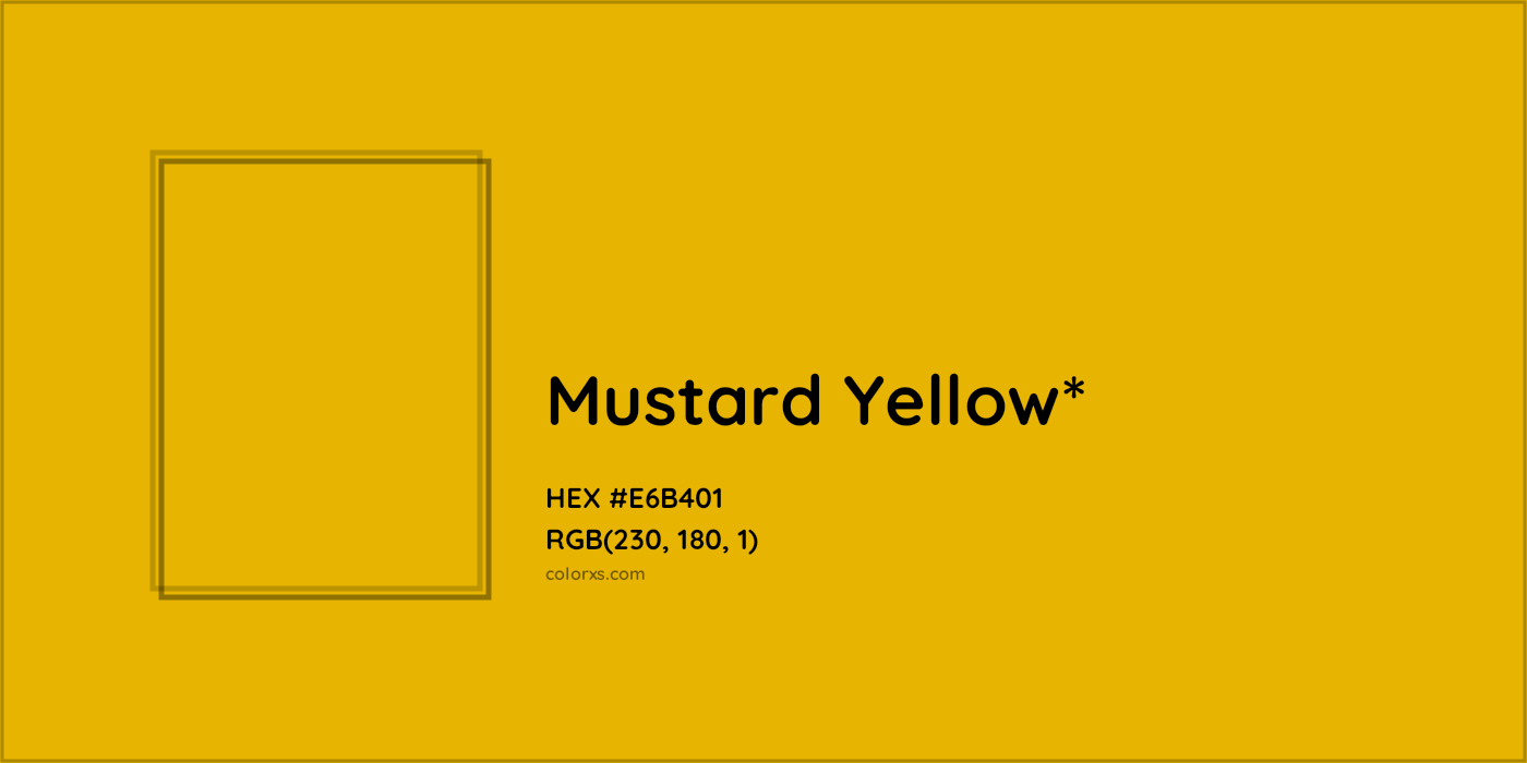 HEX #E6B401 Color Name, Color Code, Palettes, Similar Paints, Images