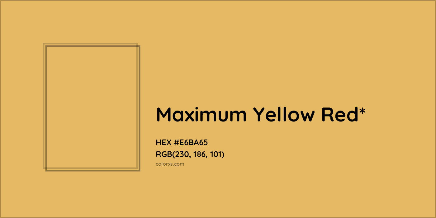 HEX #E6BA65 Color Name, Color Code, Palettes, Similar Paints, Images