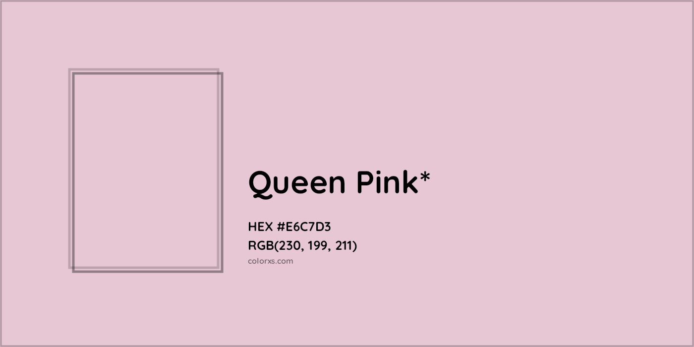 HEX #E6C7D3 Color Name, Color Code, Palettes, Similar Paints, Images